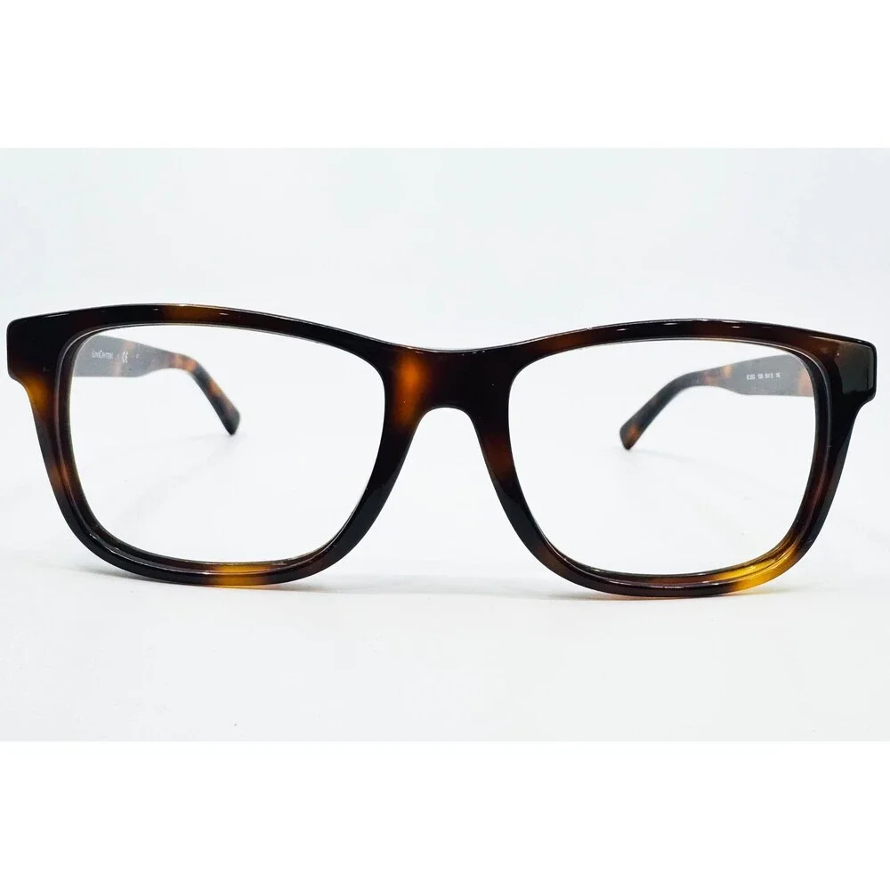 LensCrafters Eyeglasses Frames Unisex Tortoise Square EC2002 55-17-140